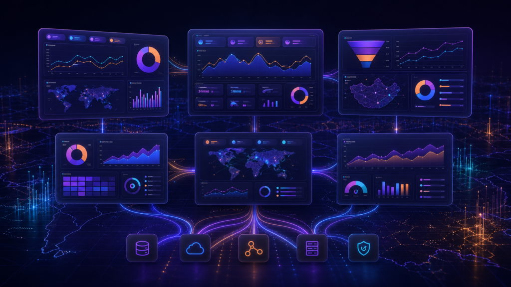 لوحات تحكم ذكية باستخدام AI Dashboard Builder